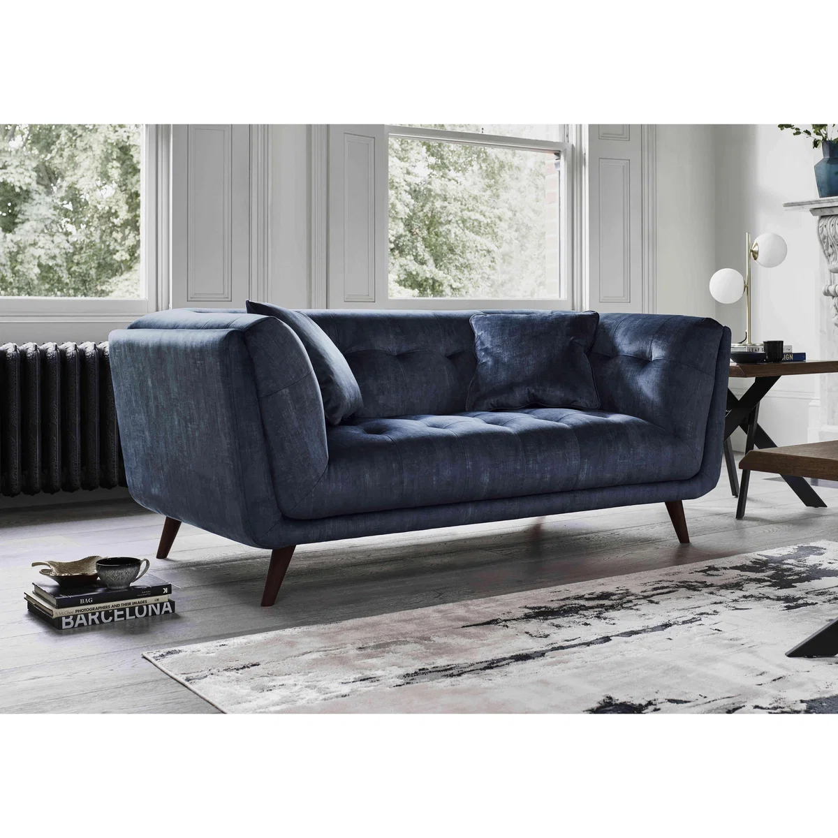 Rene 2 Seater Fabric Sofa - Khaki – image 2