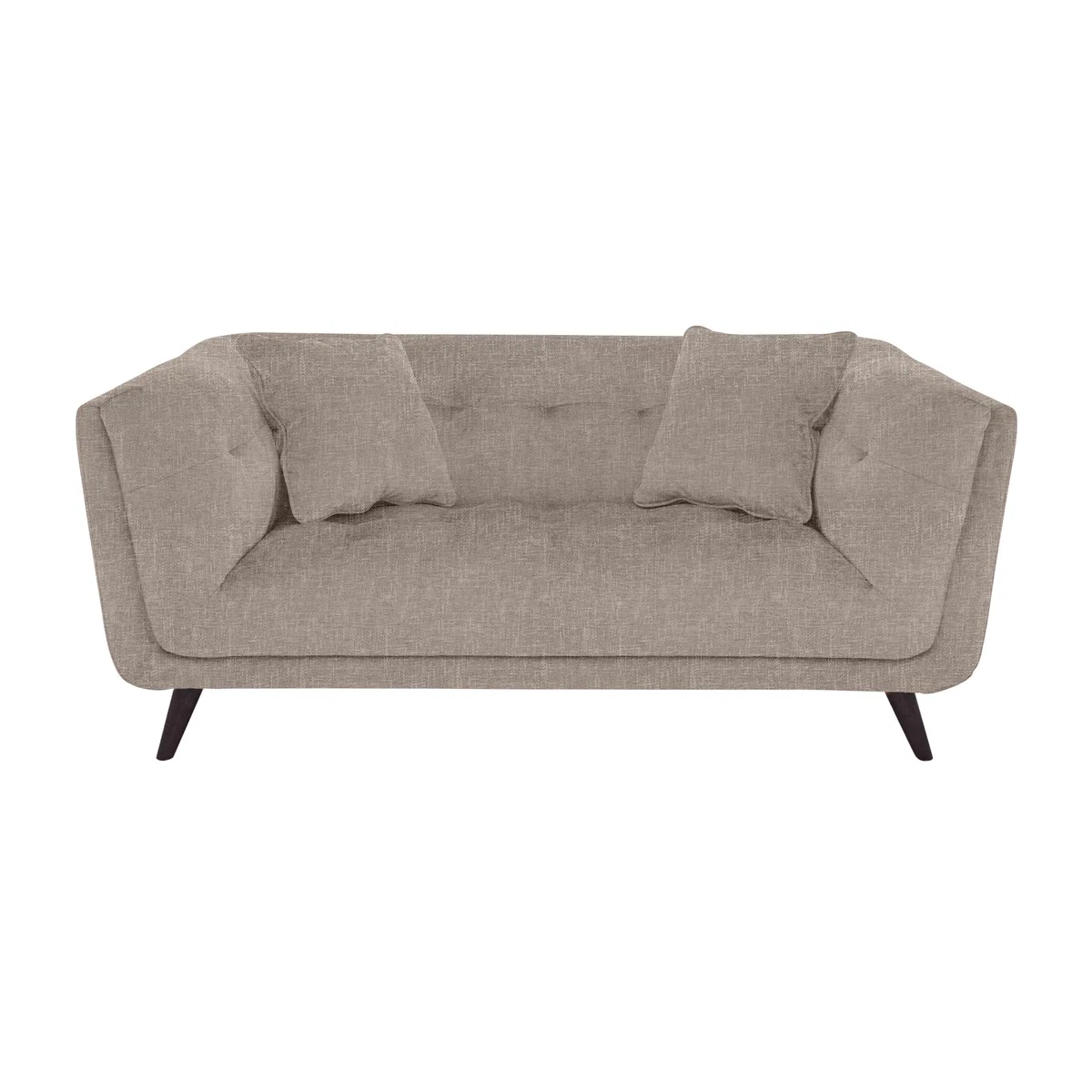 Rene 2 Seater Fabric Sofa - Khaki – image 1