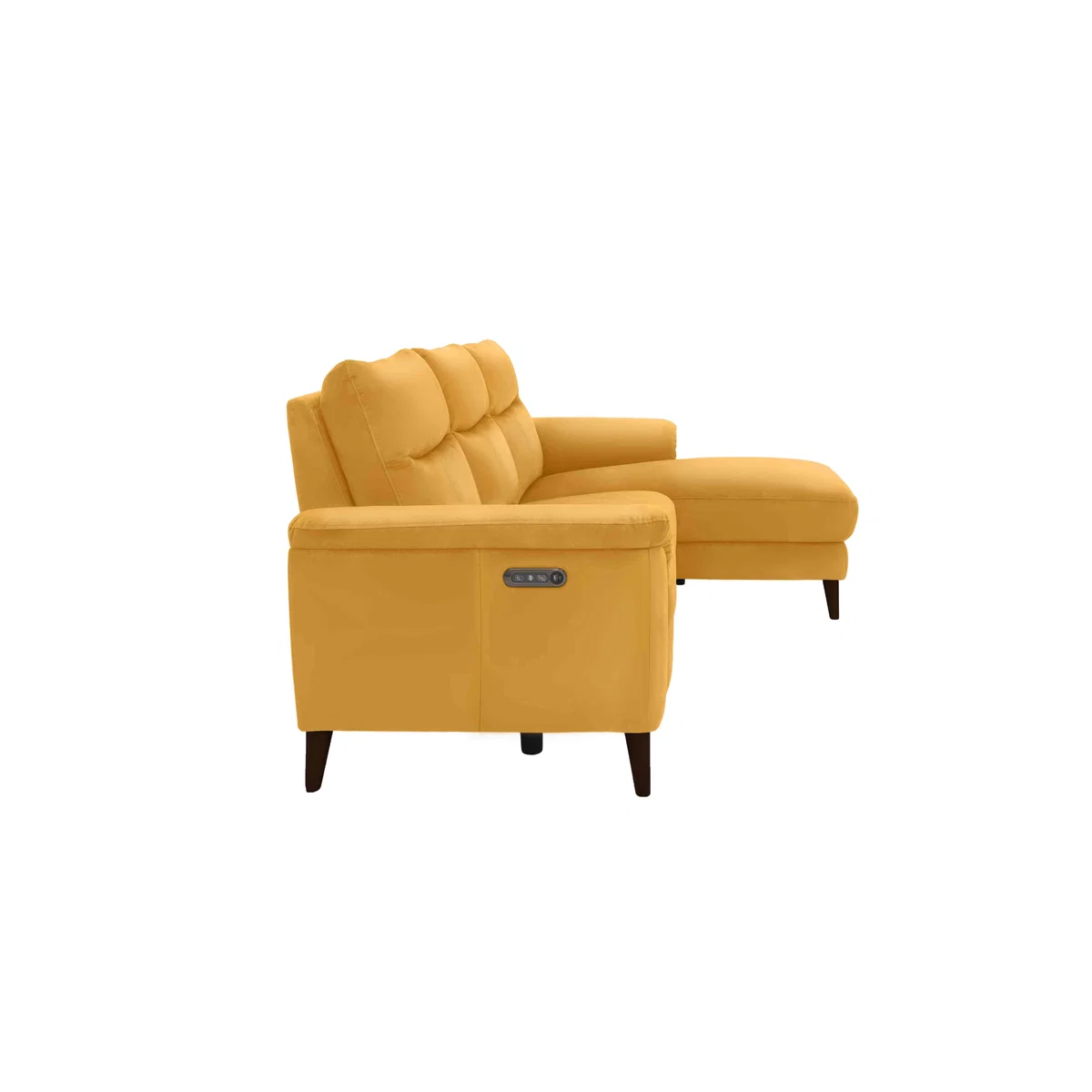 Morgan 3 Seater Leather Sofa with Left Hand Facing Chaise End – image 5