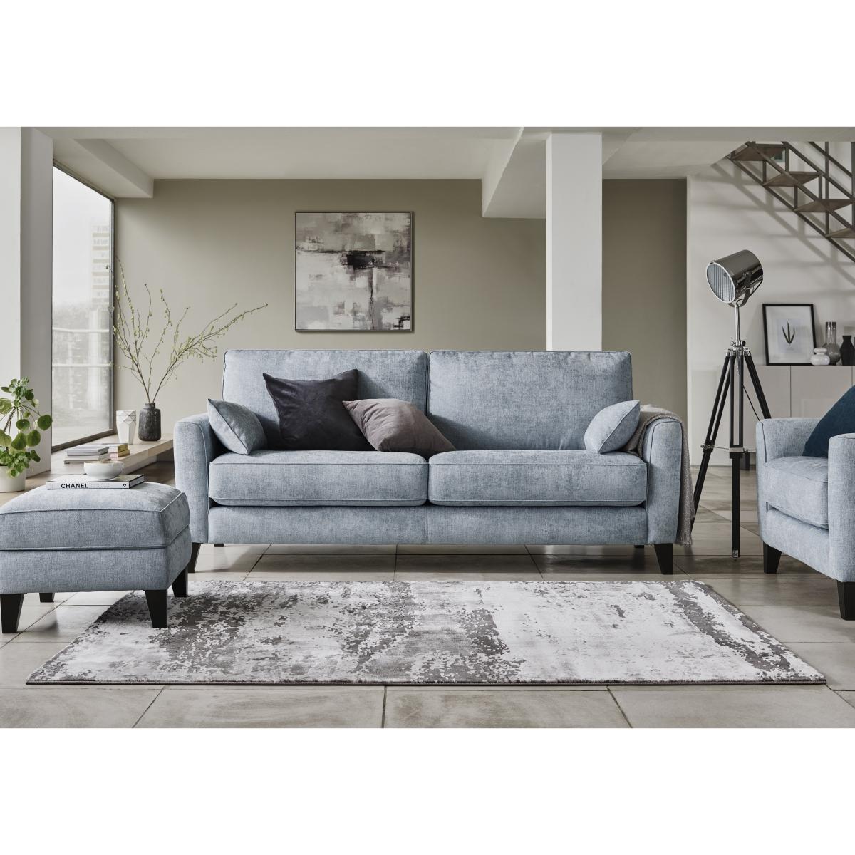 Brondby 3 Seater Fabric Sofa - Biscuit – image 2