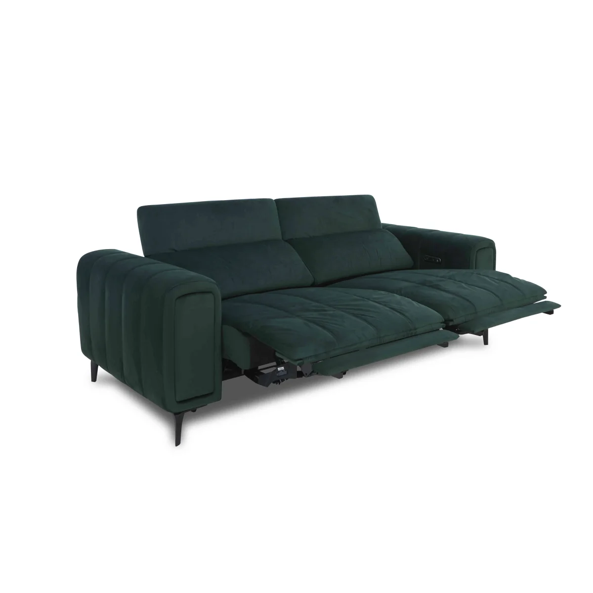 Elphaba Fabric 3 Seater Power Recliner Sofa with Storage Arms - Dexter Ivory - Sofas and Armchairs - In Time for Christmas – image 11