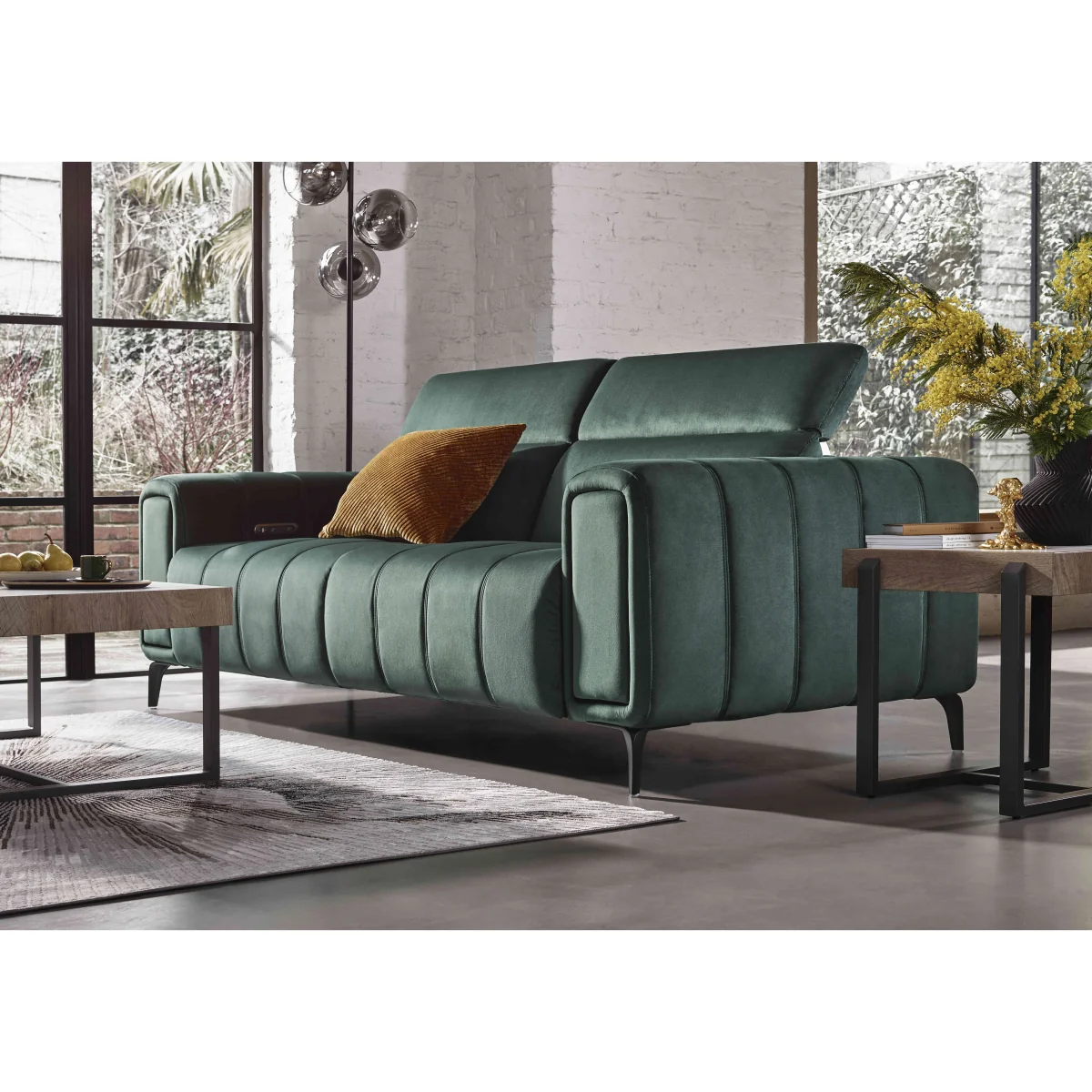 Elphaba Fabric 3 Seater Power Recliner Sofa with Storage Arms - Dexter Ivory - Sofas and Armchairs - In Time for Christmas – image 3