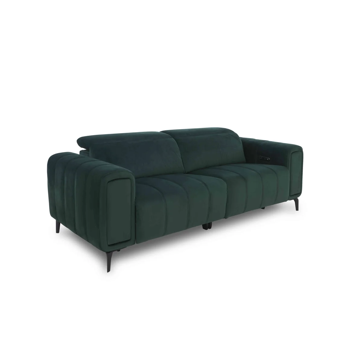 Elphaba Fabric 3 Seater Power Recliner Sofa with Storage Arms - Dexter Ivory - Sofas and Armchairs - In Time for Christmas – image 10