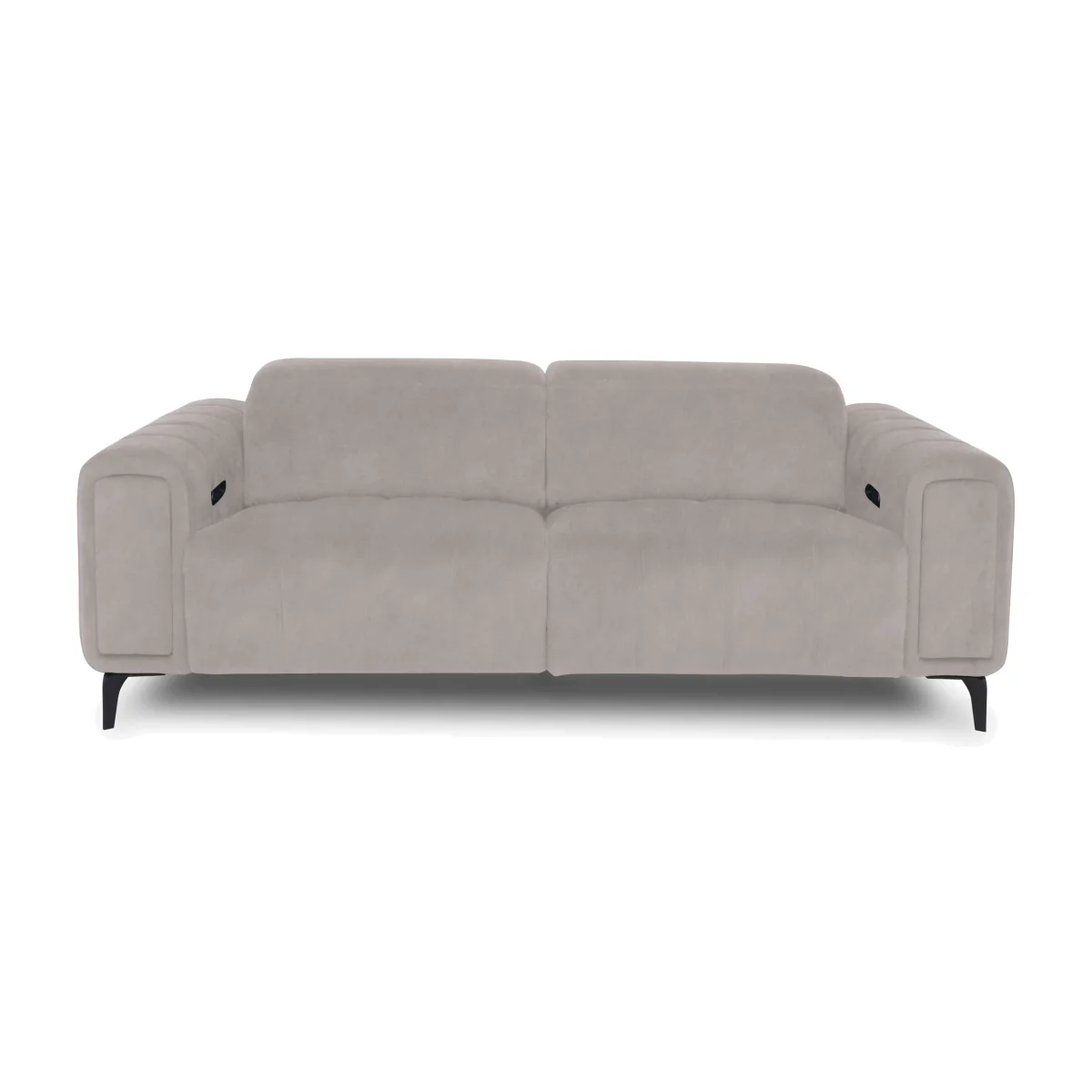 Elphaba Fabric 3 Seater Power Recliner Sofa with Storage Arms - Dexter Ivory - Sofas and Armchairs - In Time for Christmas – image 1