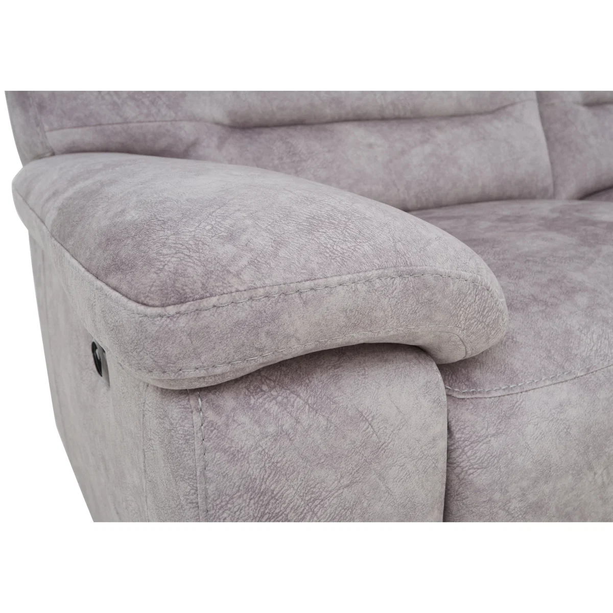 Comfort Story - Nimbus 3 Seater Fabric Sofa with Power Recliner - Cream – image 7