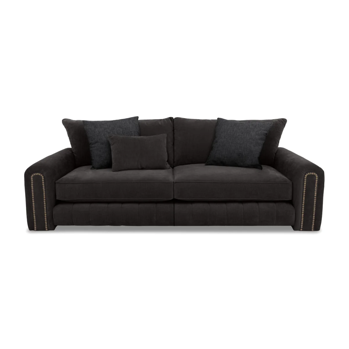 Retreat 4 Seater Fabric Sofa with Split Frame - Anthracite - Sofas and Armchairs - In Time for Christmas – image 1
