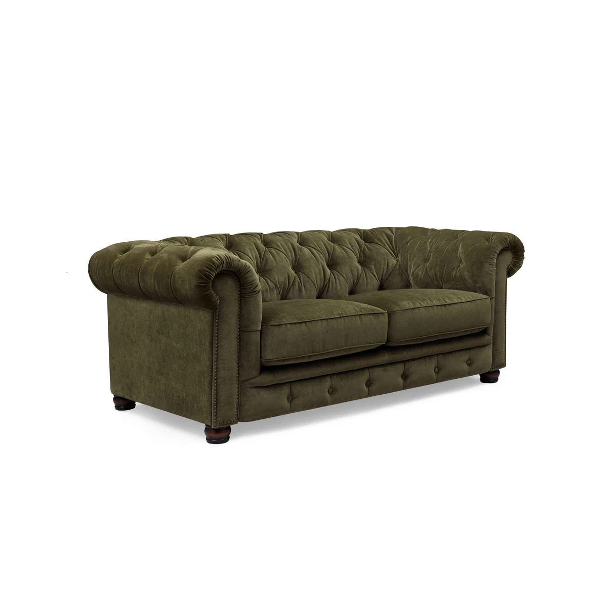 At The Helm - Shackleton 3 Seater Fabric Chesterfield Sofa - Brindle – image 4