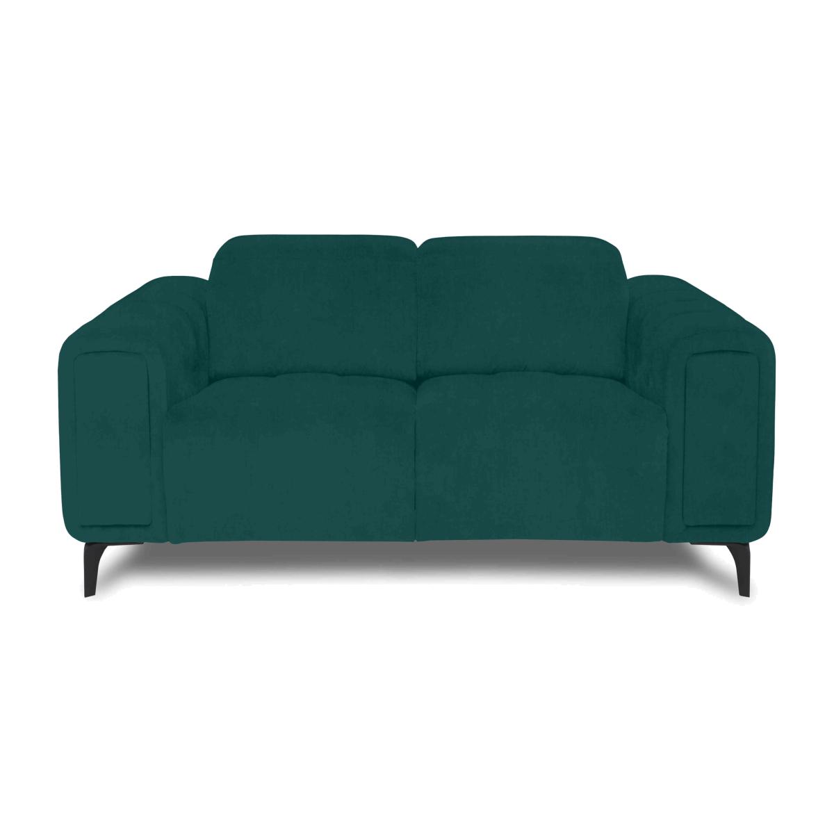 Elphaba Fabric 2 Seater Sofa with Storage Arms - Opulence Teal – image 1