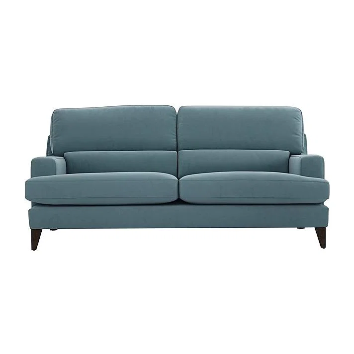 The Lounge Co. - Romilly 3 Seater Fabric Foam Fill Sofa - Shallow Puddle