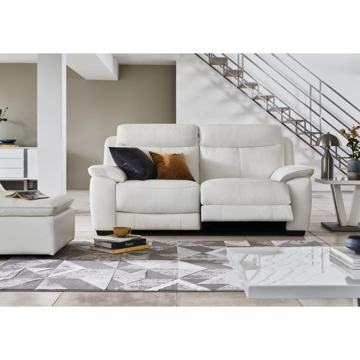 Starlight Express 2 Seater NC Leather Power Recliner Sofa - NC Elephant – image 2