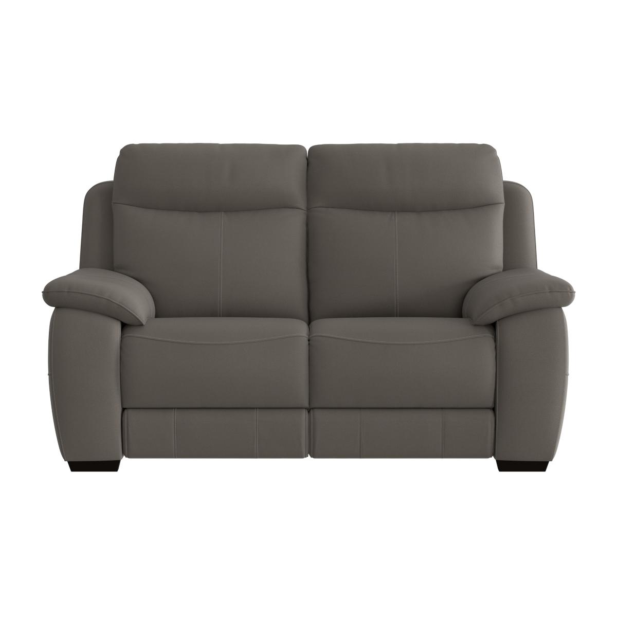 Starlight Express 2 Seater NC Leather Power Recliner Sofa - NC Elephant – image 1