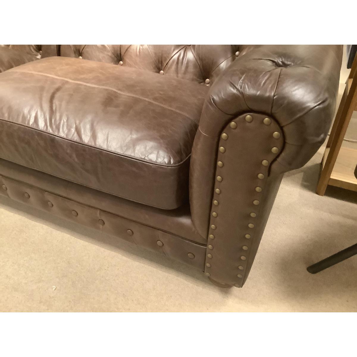 Hugo 4 Seater Leather Sofa – image 2