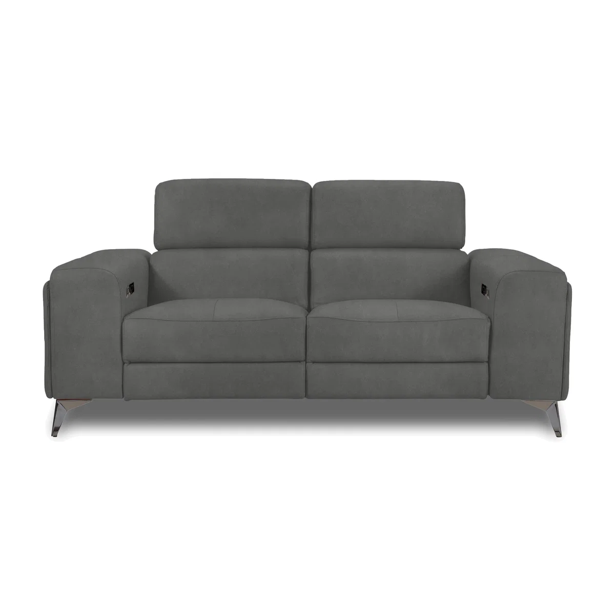 Action Fabric 2 Seater Sofa with Power Recliner – image 1