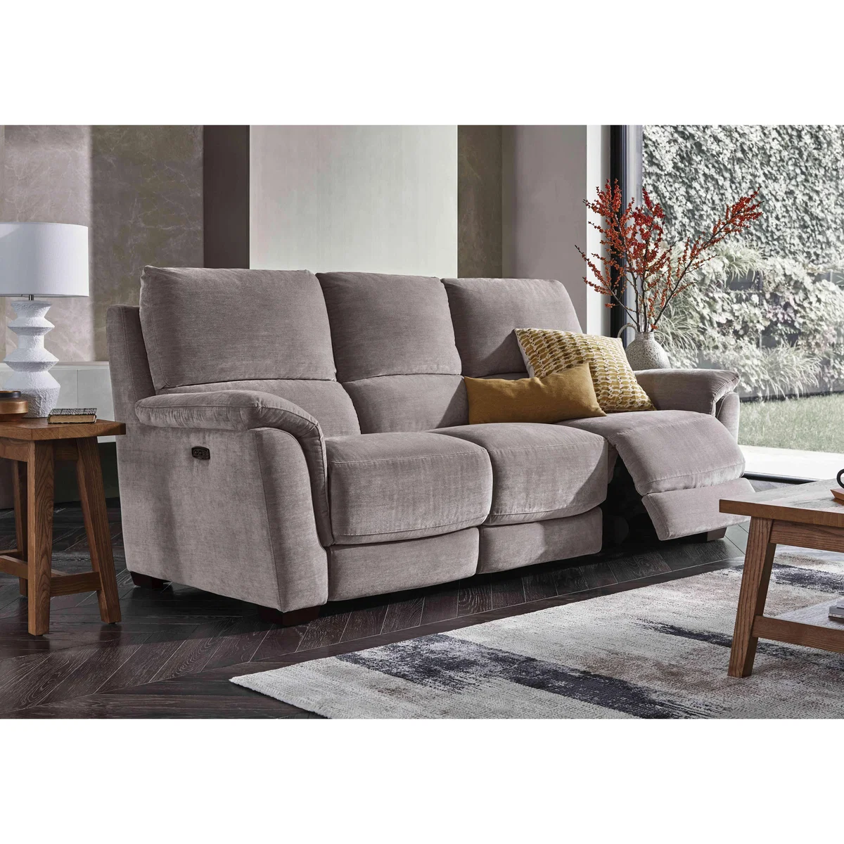 Medio 3 Seater Fabric Sofa – image 3