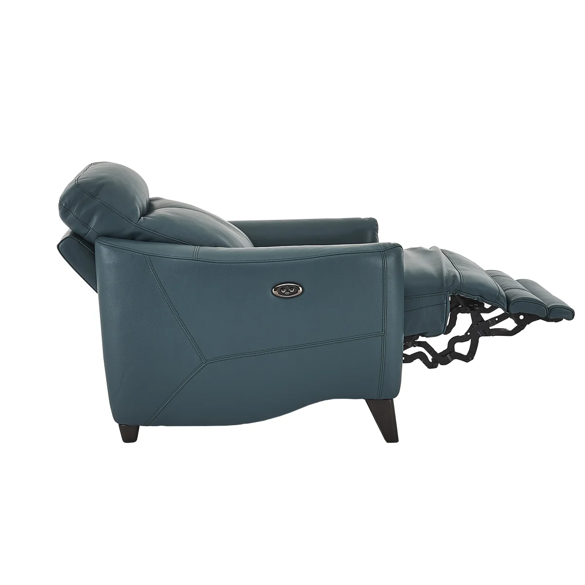 World of Leather - Compact Collection Petit 3 Seater NC Leather Power Recliner Sofa - NC Pebble – image 5