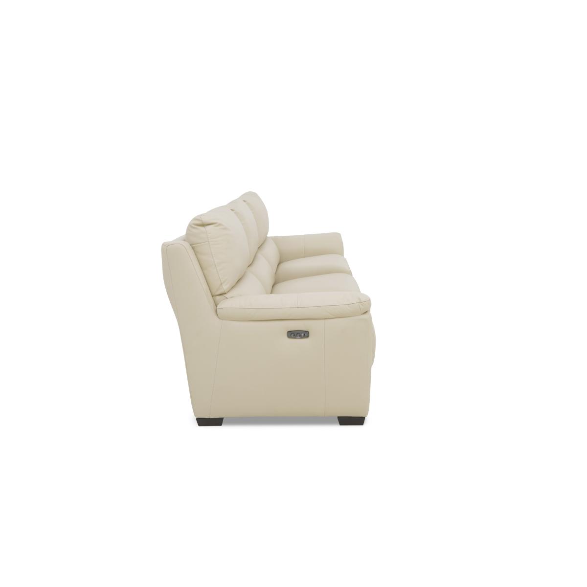 Compact Collection Medio 3 Seater NC Leather Sofa with Power Recliner - Charcoal Grey – image 7