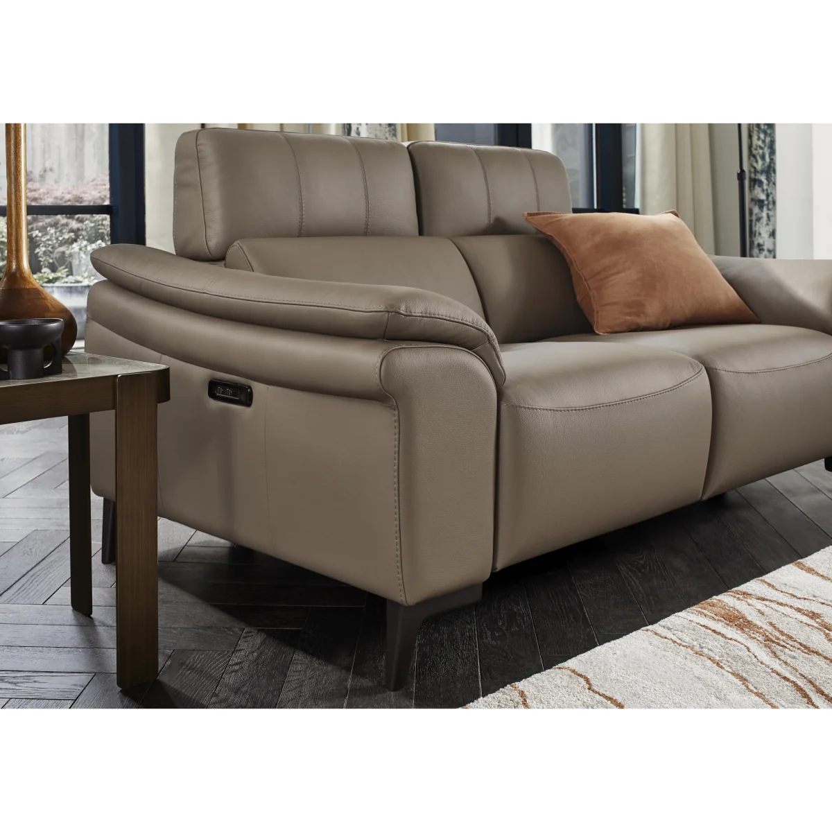 Nicoletti - Marconi 2 Seater Leather Sofa - Cognac – image 4