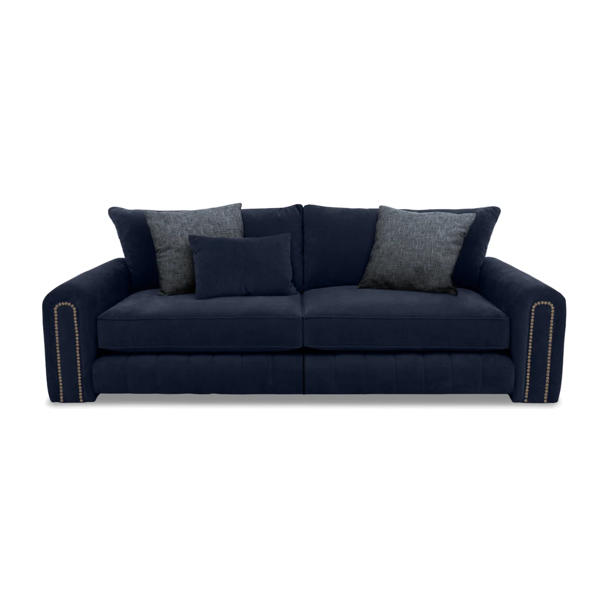 Retreat 4 Seater Fabric Sofa with Split Frame - Aston Navy - Sofas and Armchairs - In Time for Christmas – image 1