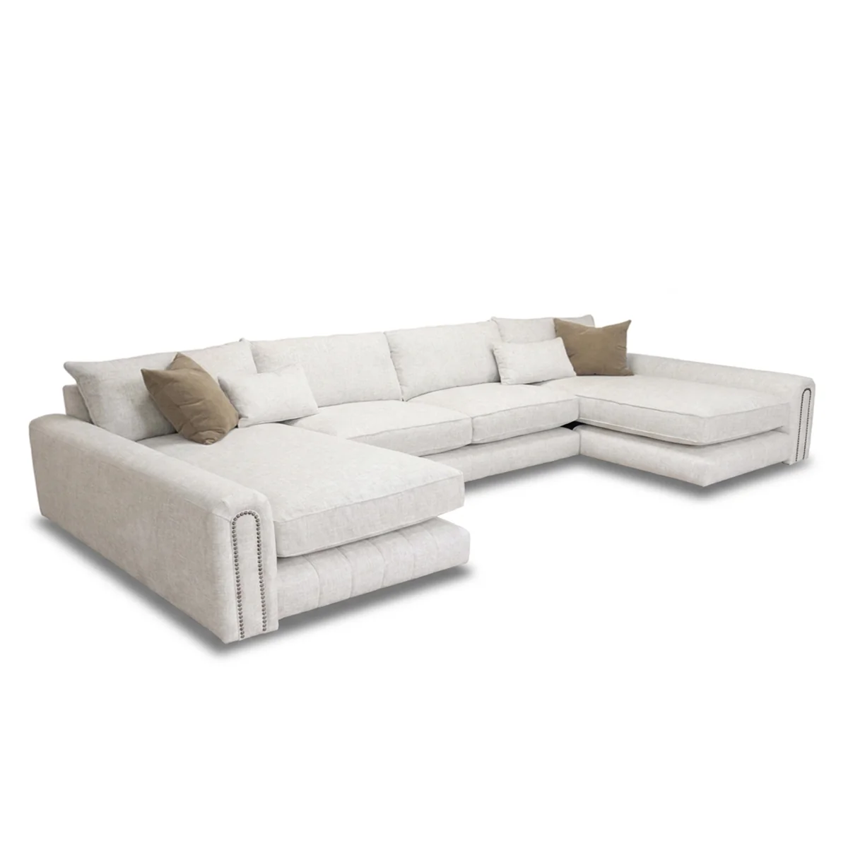 Retreat Large Fabric U Shaped Sofa - Sofas and Armchairs - In Time for Christmas – image 5
