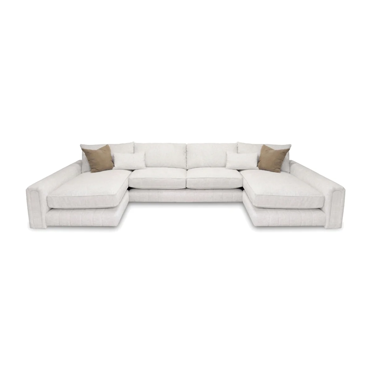 Retreat Large Fabric U Shaped Sofa - Sofas and Armchairs - In Time for Christmas – image 1
