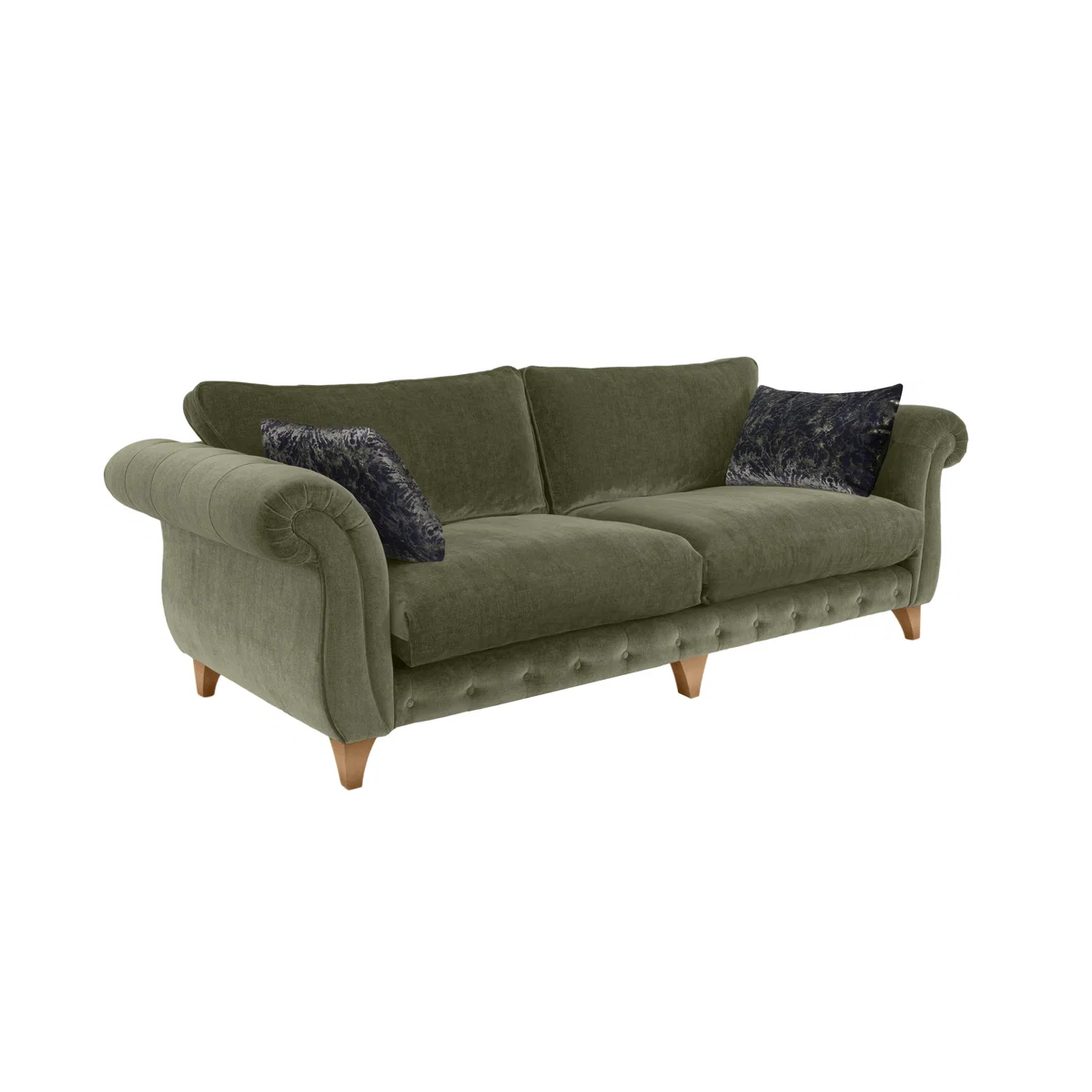 Boutique Palace Fabric Grande Classic Back Sofa - Oasis Silver – image 5