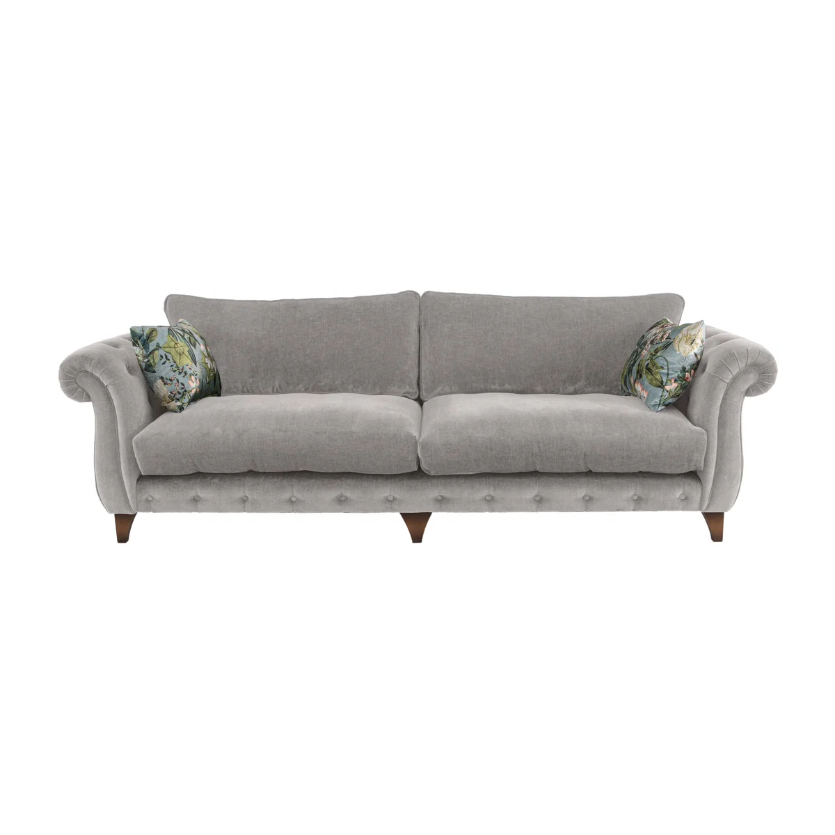 Boutique Palace Fabric Grande Classic Back Sofa - Oasis Silver – image 1