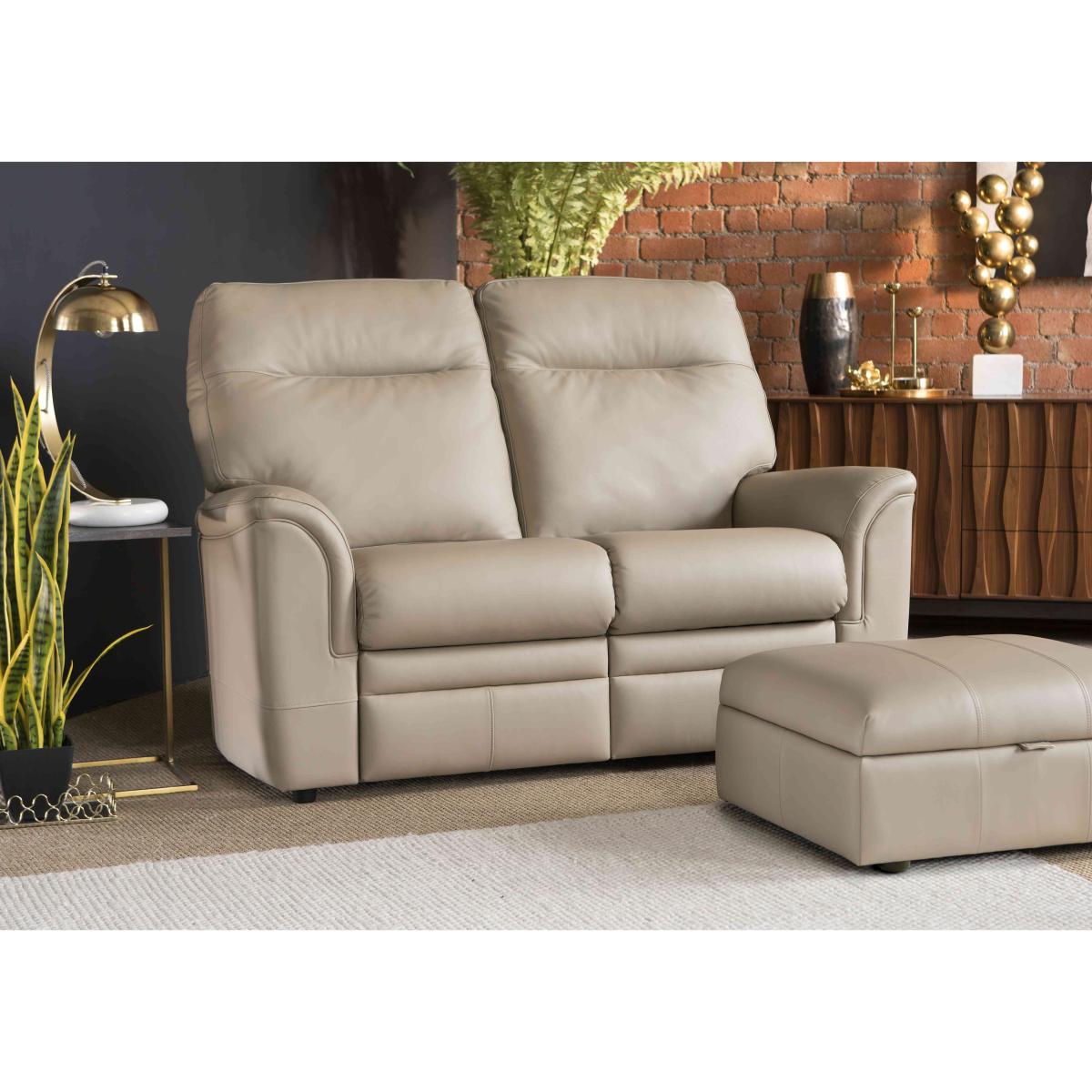 Parker Knoll - Hudson 23 Large 2 Seater Leather Power Recliner Sofa – image 2