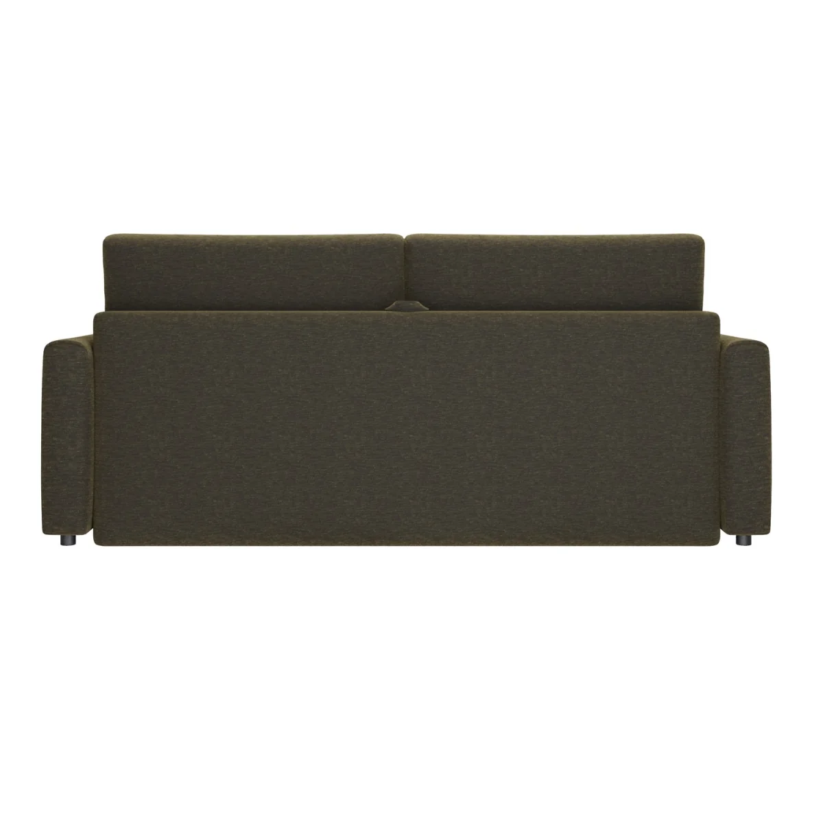 4 Seater King Size Pull-Out Sofa Bed with Storage in Khaki Green Chenille - Grayson – image 10