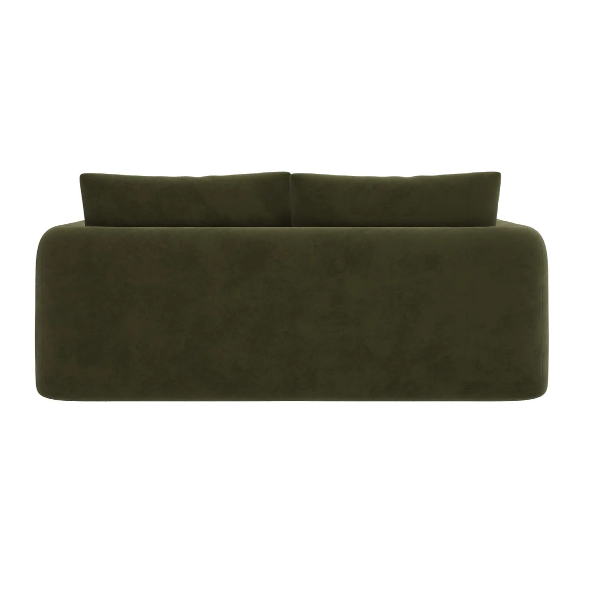 Khaki Green Velvet 3 Seater Sofa - Sade – image 7