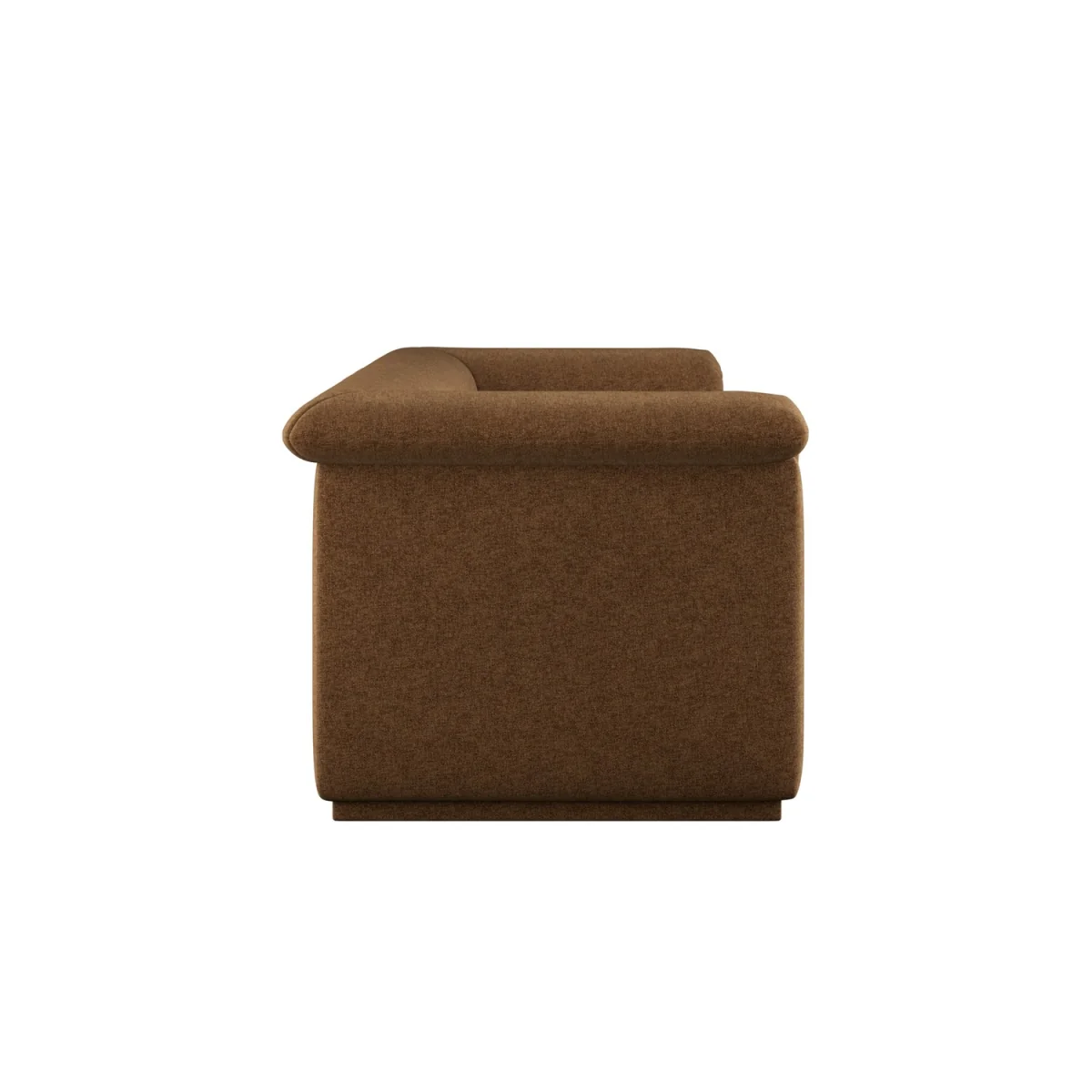 Brown Chenille 3 Seater Sofa - Caleb – image 6