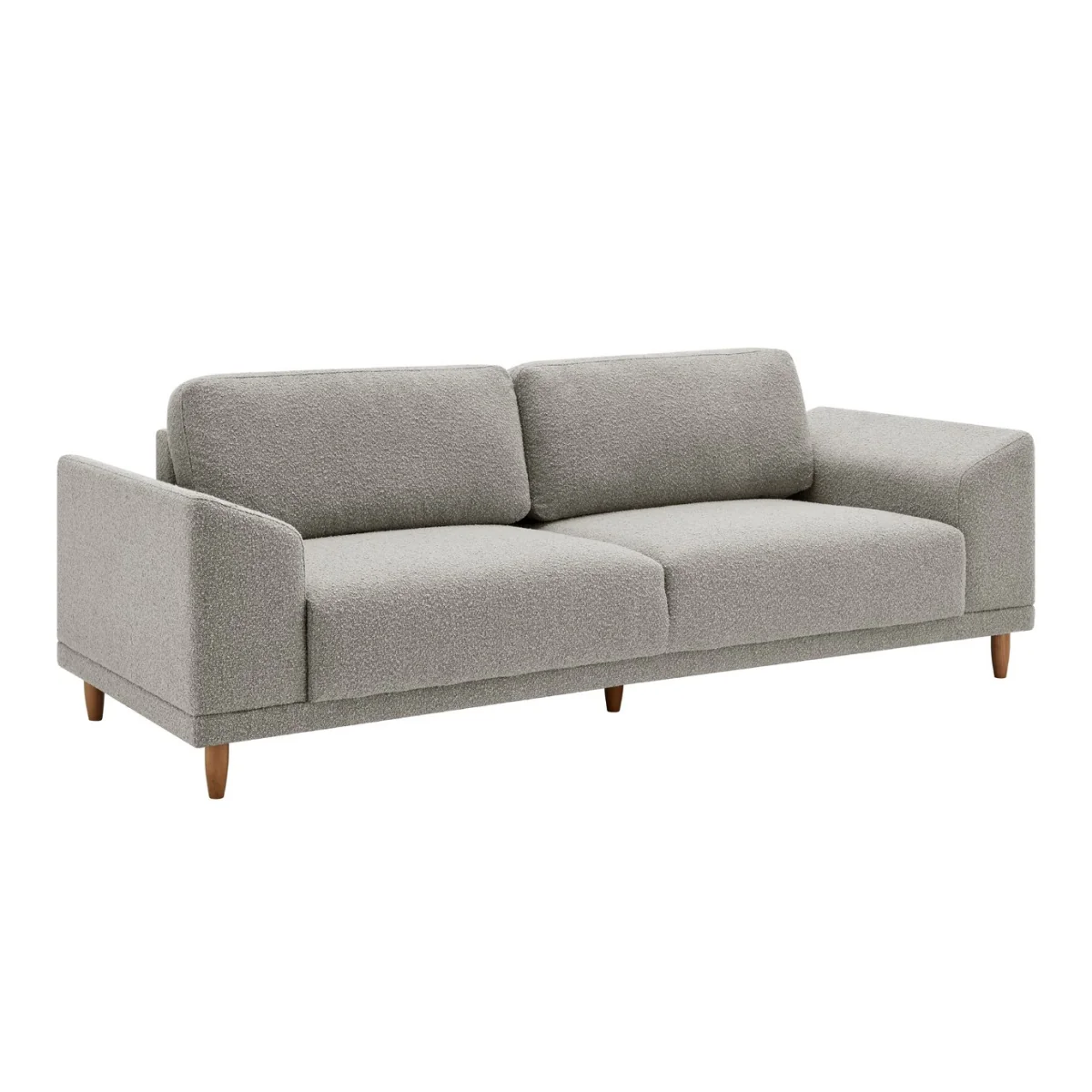 Habitat Draper Boucle 3 Seater Sofa - Natural – image 3