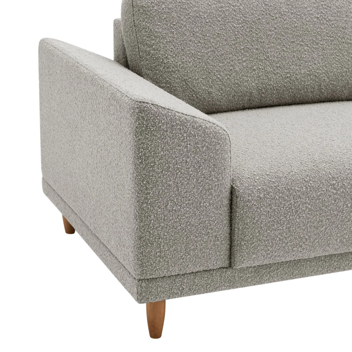 Habitat Draper Boucle 3 Seater Sofa - Natural – image 6