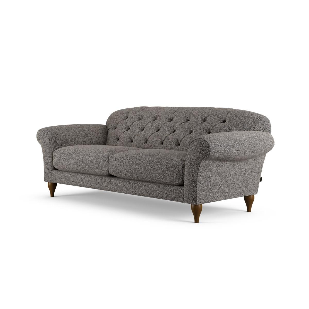 Habitat Brooker Fabric 4 Seater Sofa - Charcoal - Dark Leg – image 3