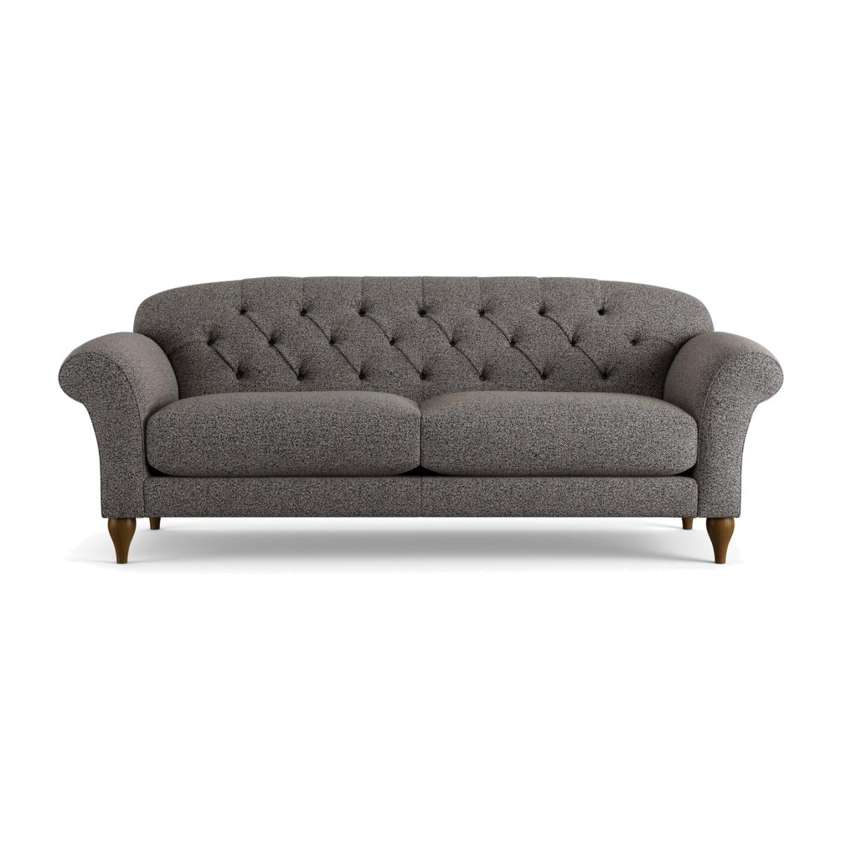 Habitat Brooker Fabric 4 Seater Sofa - Charcoal - Dark Leg – image 1
