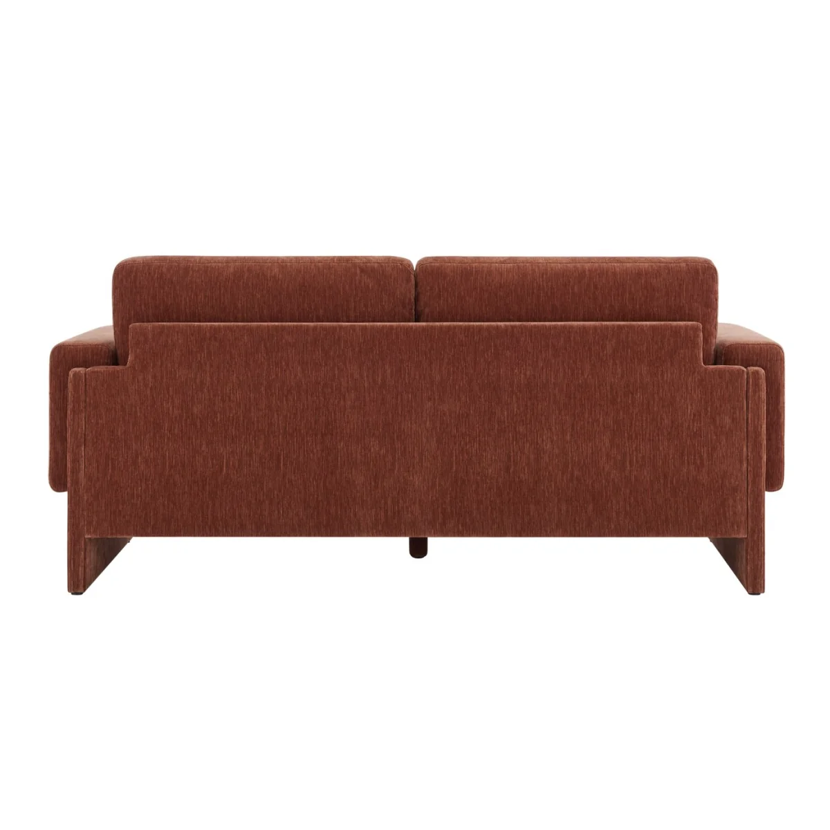 Habitat Zed Velvet 3 Seater Sofa - Rust – image 6