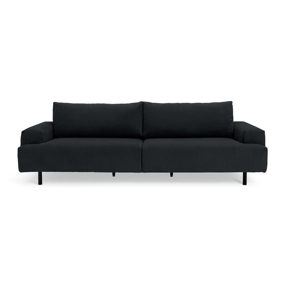 Habitat Julien Fabric 4 Seater Sofa - Charcoal – image 3