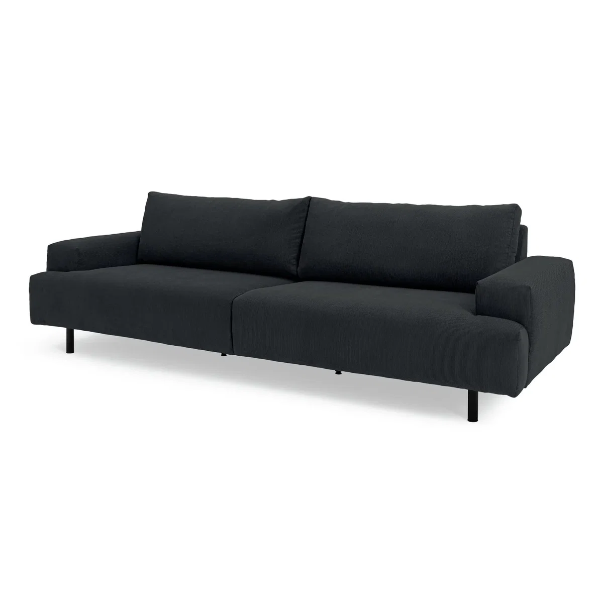 Habitat Julien Fabric 4 Seater Sofa - Charcoal – image 4