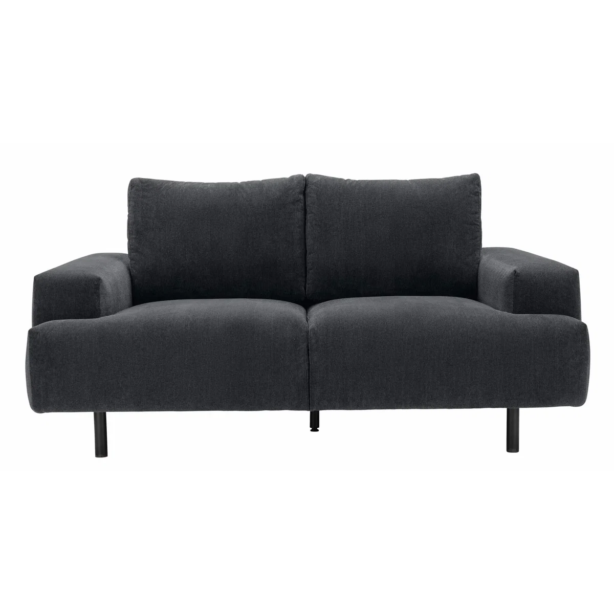 Habitat Julien 2 Seater Fabric Sofa - Charcoal – image 3
