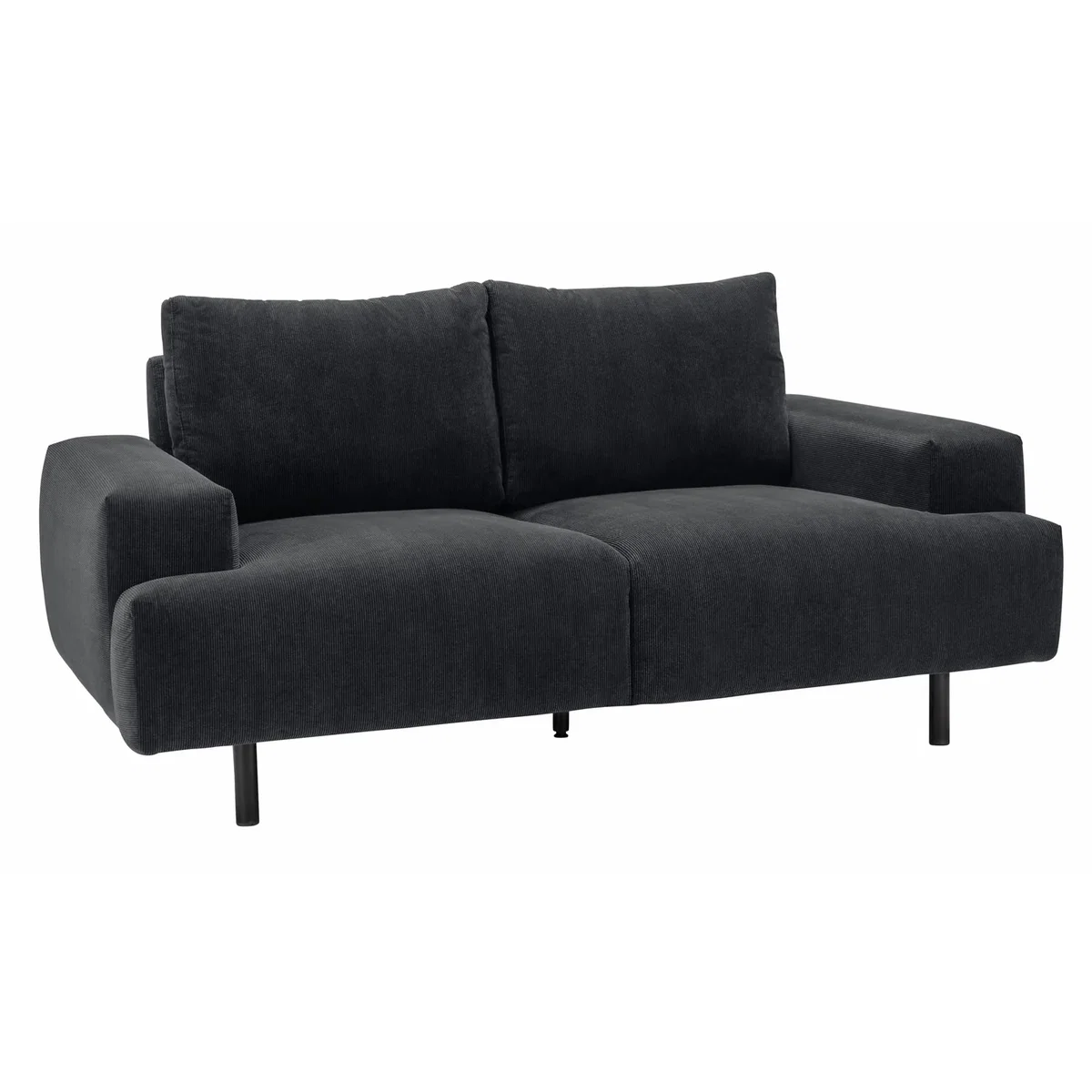 Habitat Julien 2 Seater Fabric Sofa - Charcoal – image 4