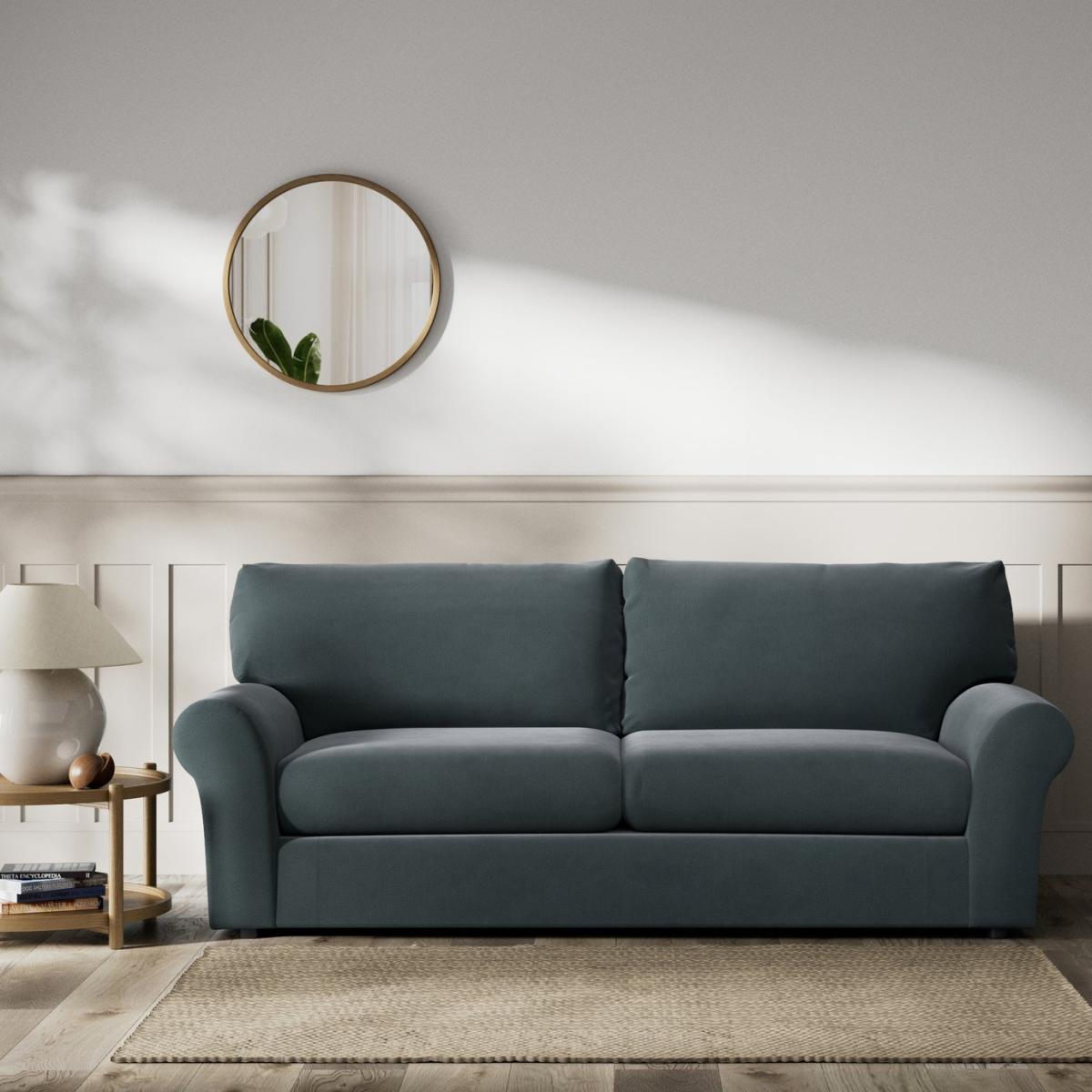 Habitat Molton Fabric 4 Seater Sofa - Charcoal – image 2