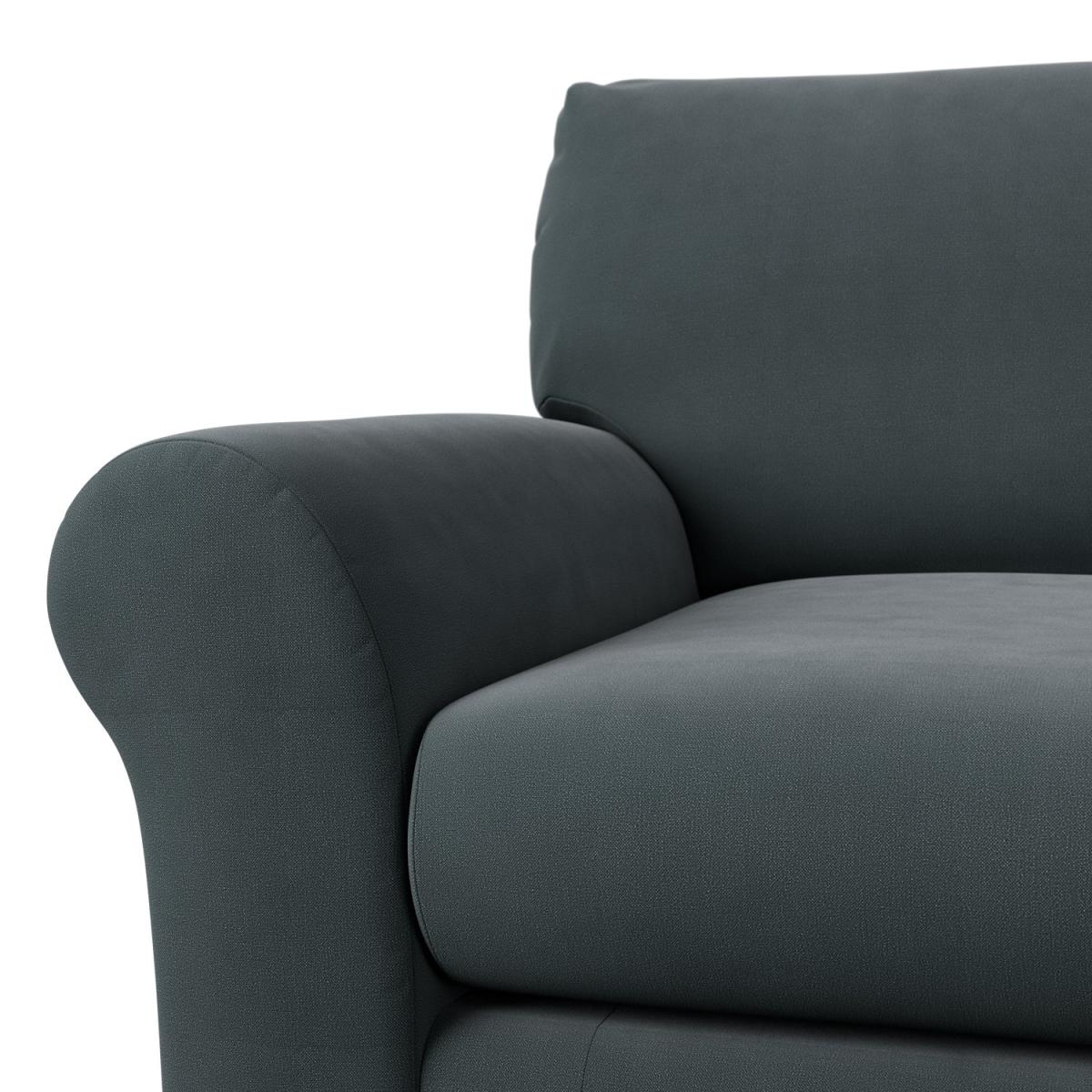 Habitat Molton Fabric 4 Seater Sofa - Charcoal – image 6