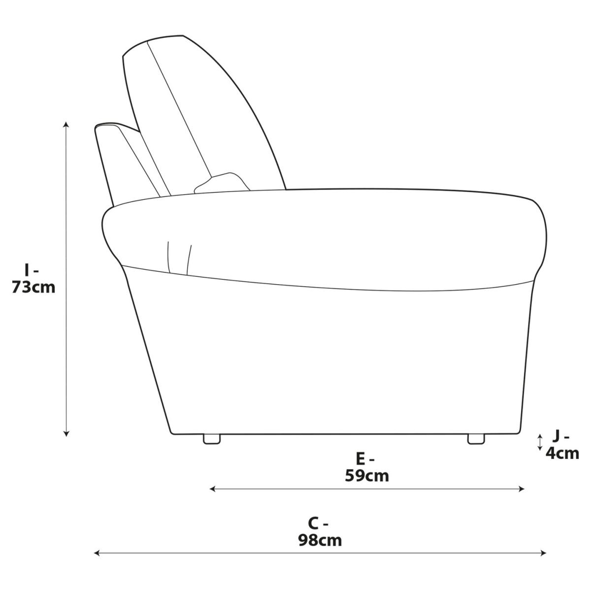 Habitat Molton Fabric 4 Seater Sofa - Charcoal – image 8
