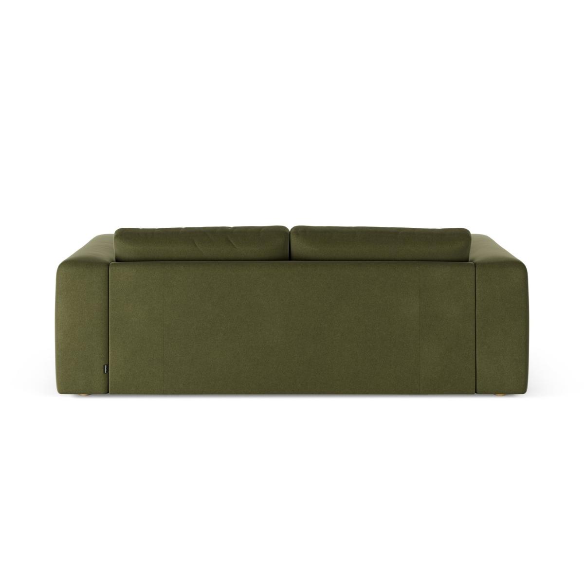 Habitat Ayr Large Velvet 3 Seater Sofa - Moss Green – image 4