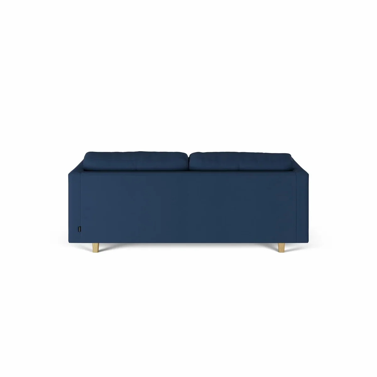Habitat Emely Fabric 2 Seater Sofa - Navy Blue - Ash Leg – image 4