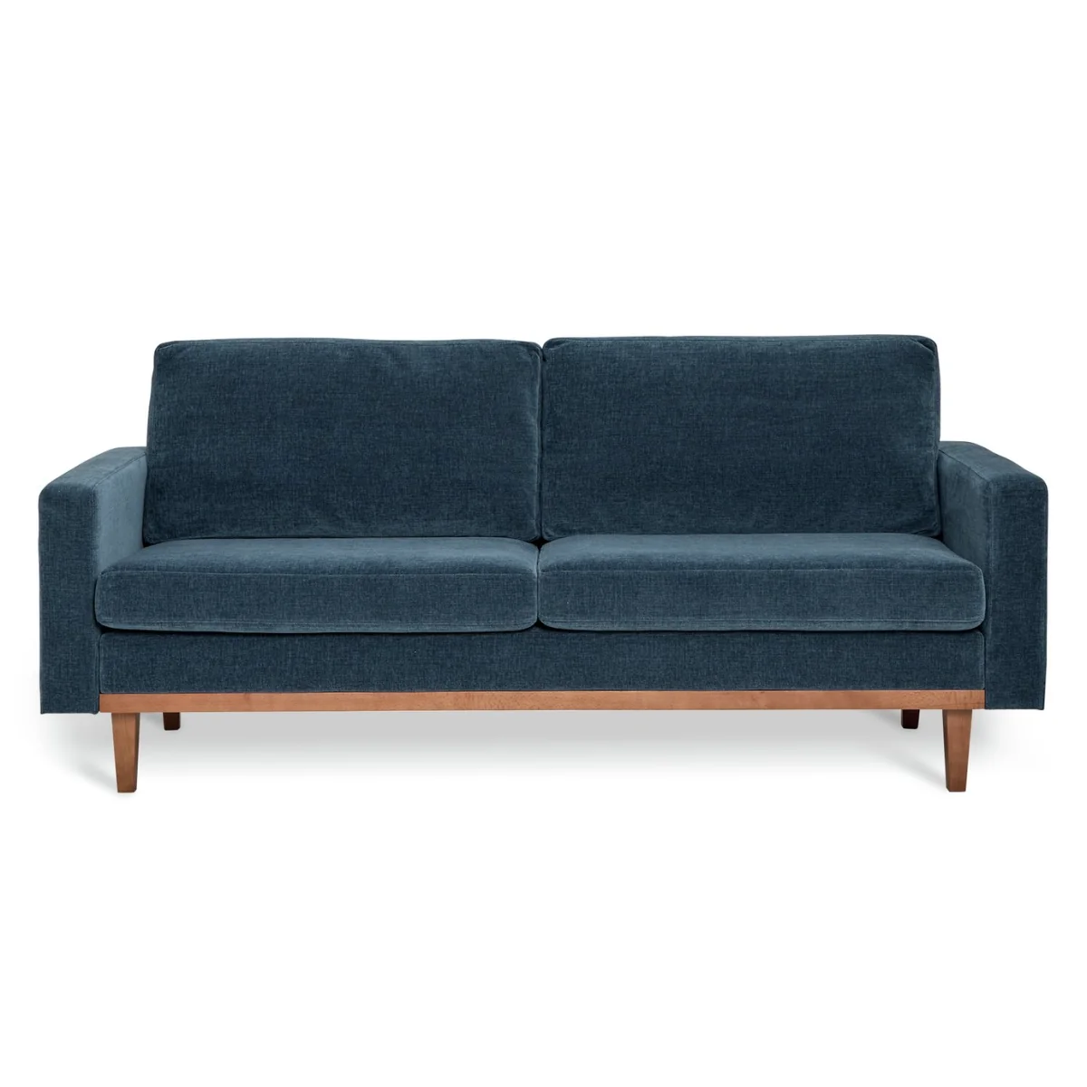 Habitat Della Fabric 3 Seater Sofa - Blue – image 3