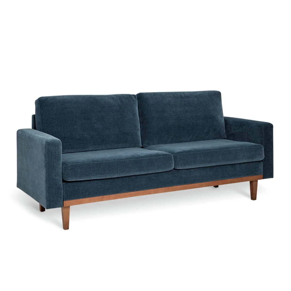 Habitat Della Fabric 3 Seater Sofa - Blue – image 4