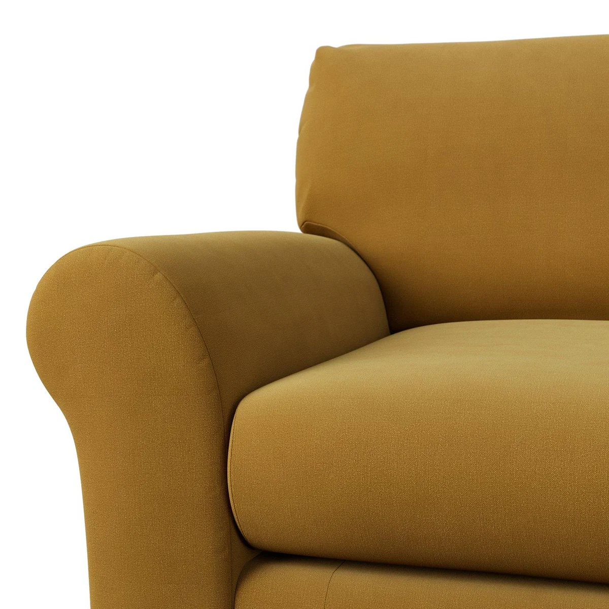 Habitat Molton Fabric 4 Seater Sofa - Gold – image 6