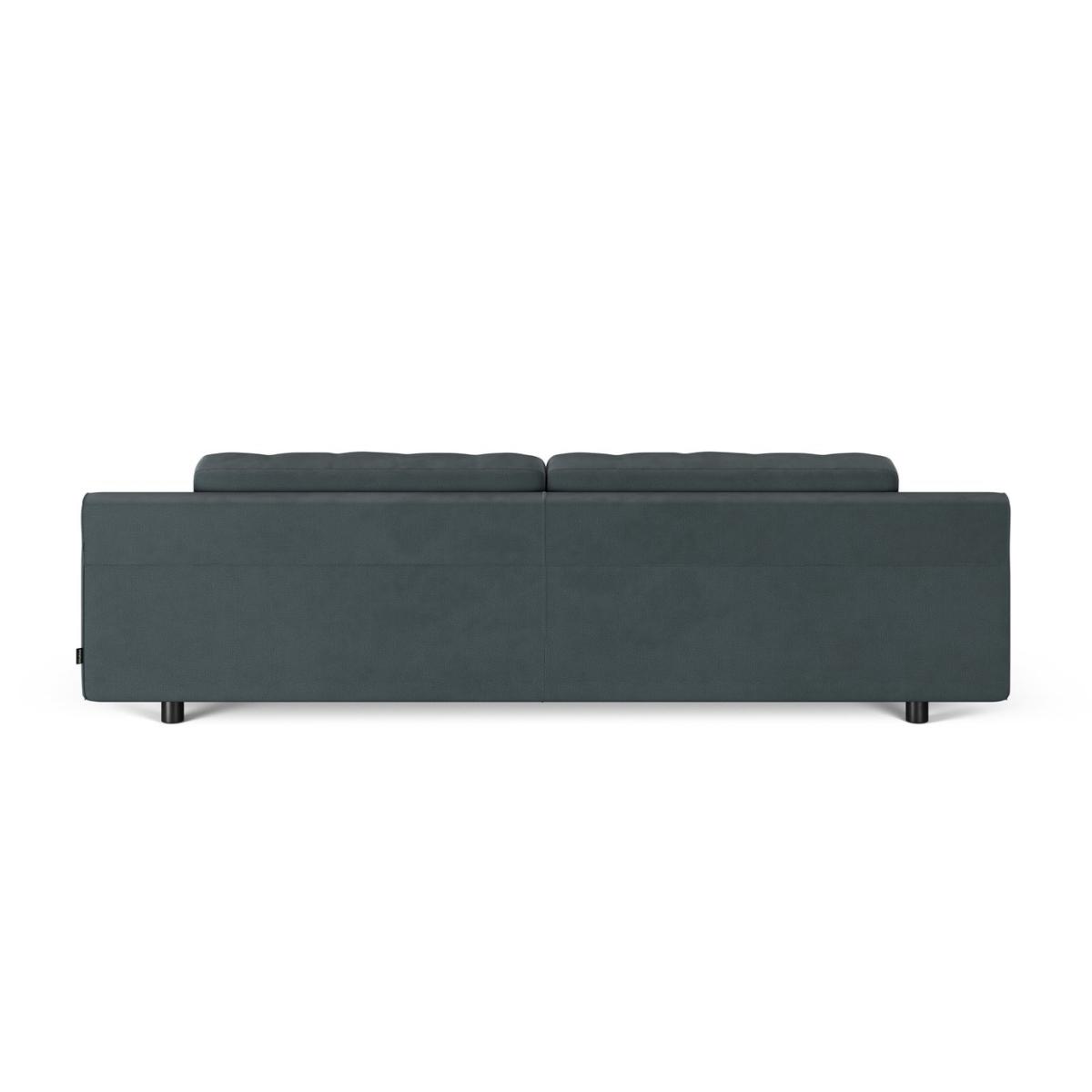 Habitat Hendricks Fabric 4 Seater Sofa - Charcoal- Black Leg – image 4
