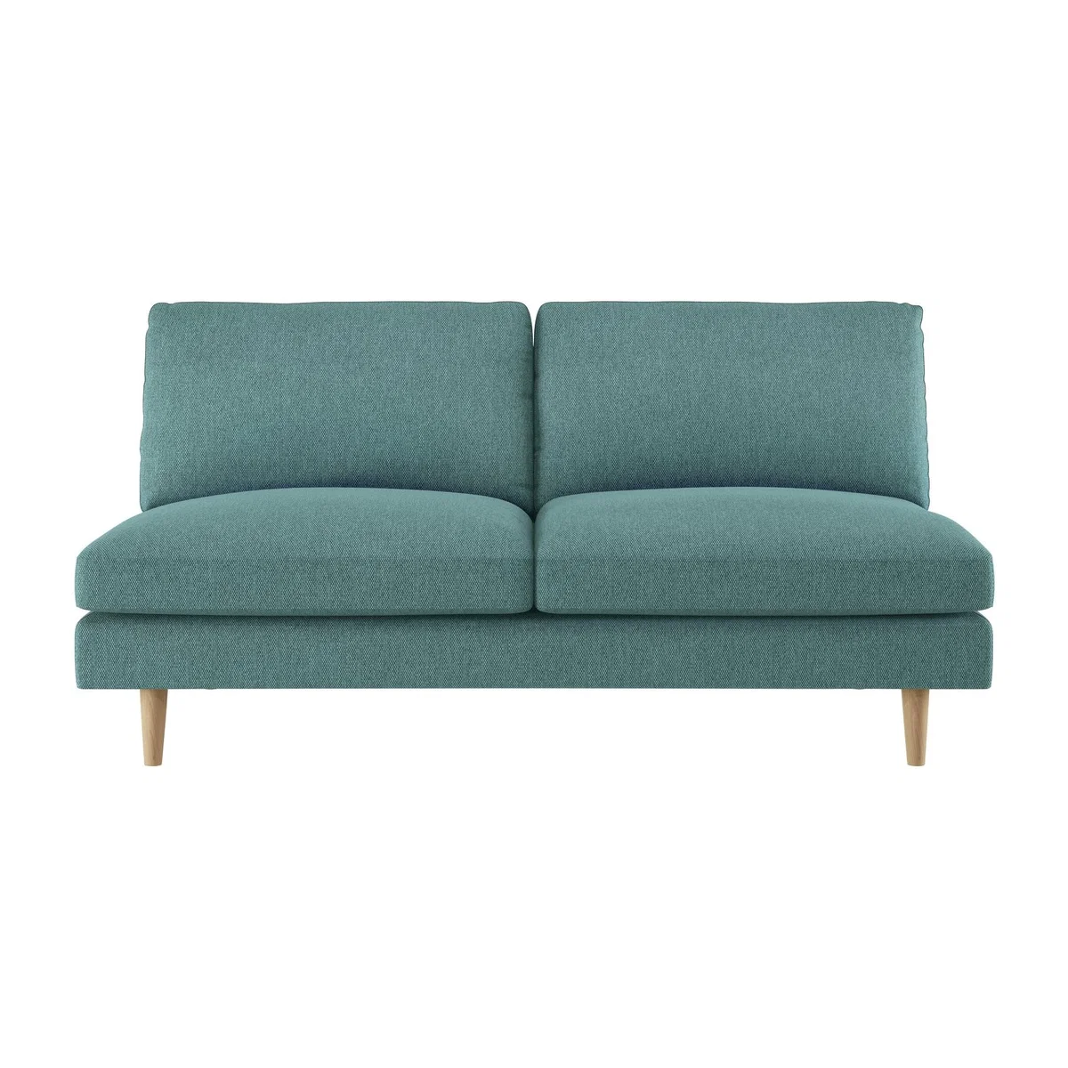 Habitat Teo 2 Seater Fabric Sofa - Teal