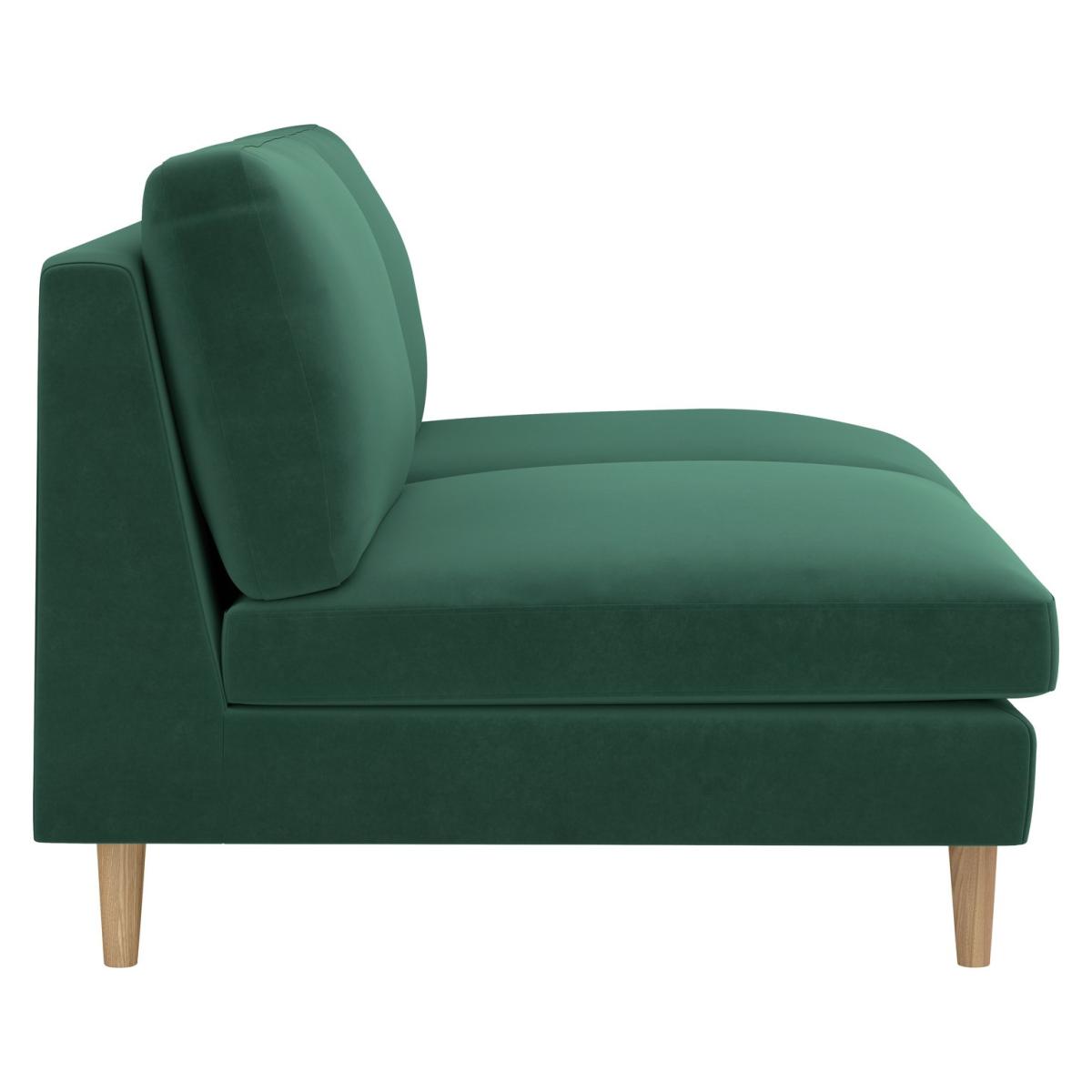 Habitat Teo 2 Seater Velvet Sofa - Green – image 5